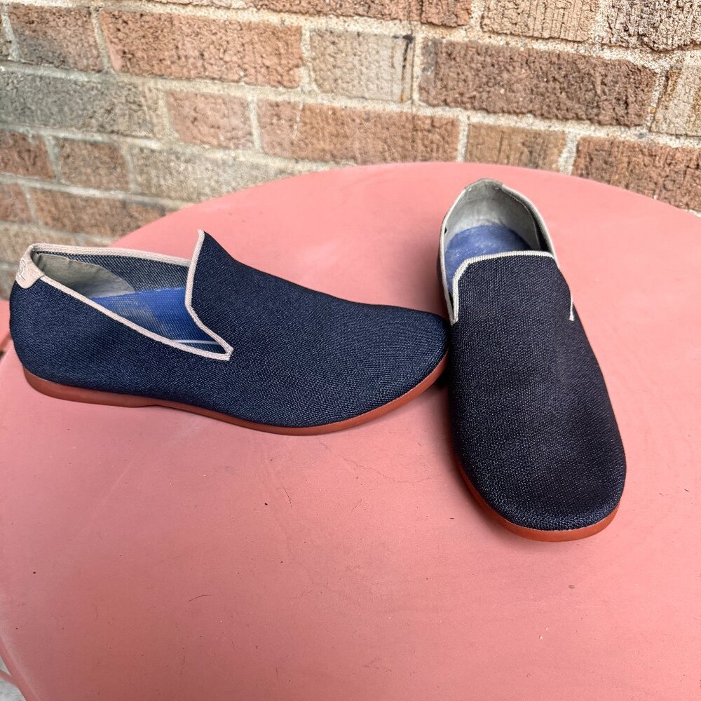 Navy Glyph Loafer